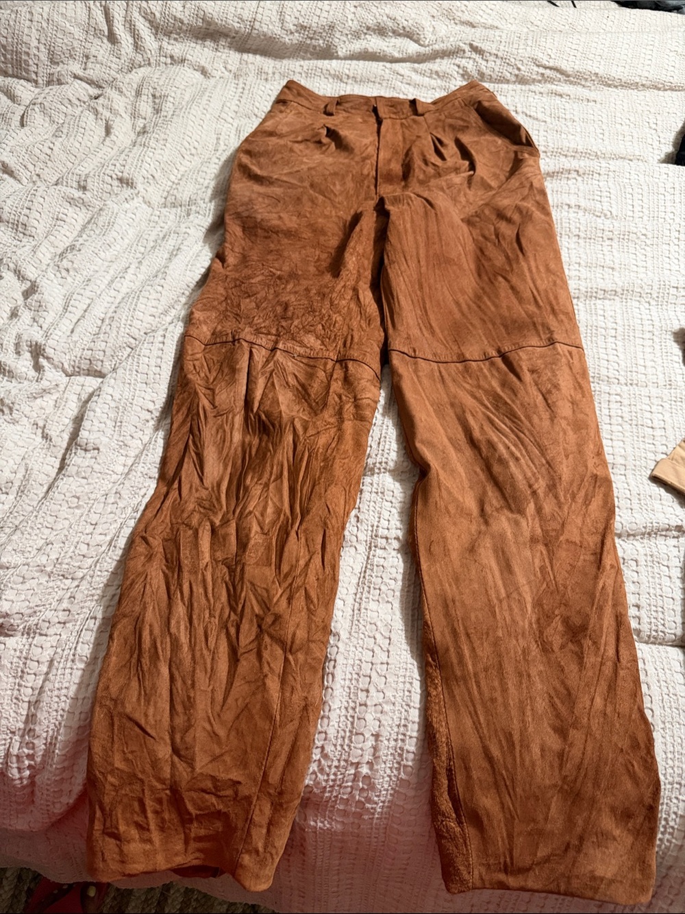 Brown leather Pants